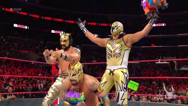 I wasn't a fan of the Lucha House Party pinning The Revival